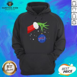 Alternative view of Top Hand The Grinch Holding Christmas 2020 Ornament Buffalo Bills Shirt