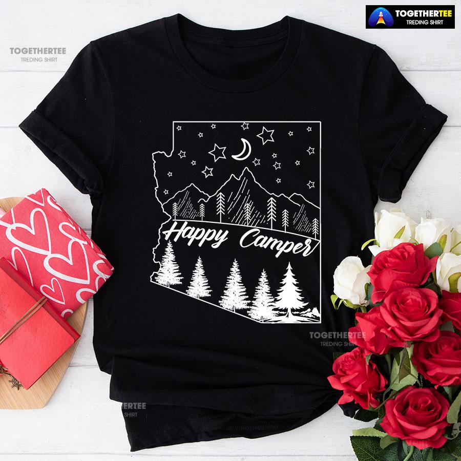 Happy Camper Adventure Camping Lover T-Shirt