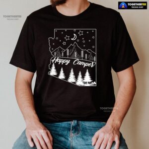 Alternative view of Happy Camper Adventure Camping Lover T-Shirt