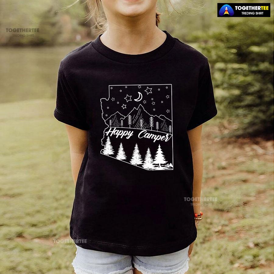 Happy Camper Adventure Camping Lover T-Shirt - Image 4