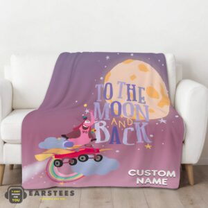 Alternative view of Good Disney Inside Out Bing Bong To The Moon And Back Blanket Fleece Customized Blanket