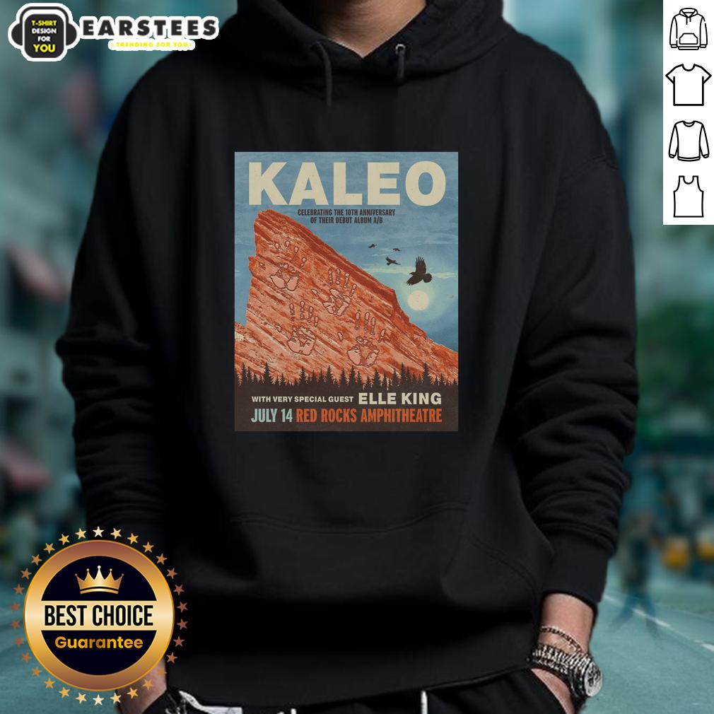 Premium Kaleo Red Rocks 7.14.2026 Poster T-Shirt - Image 2