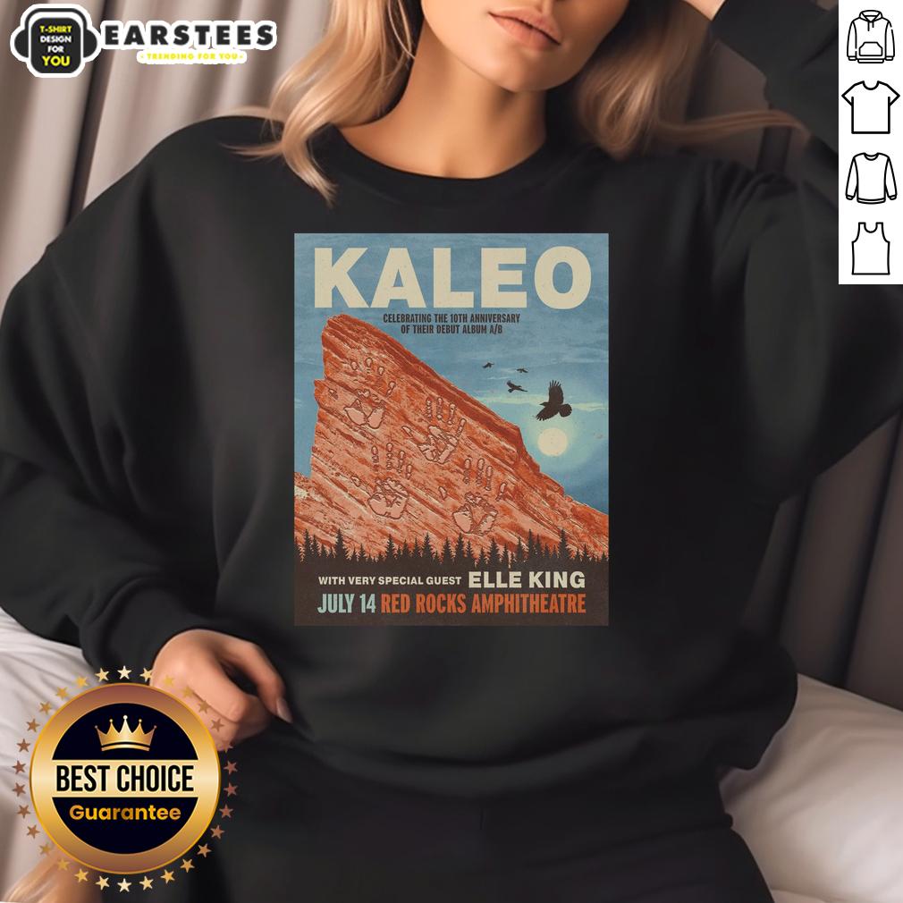 Premium Kaleo Red Rocks 7.14.2026 Poster T-Shirt - Image 5