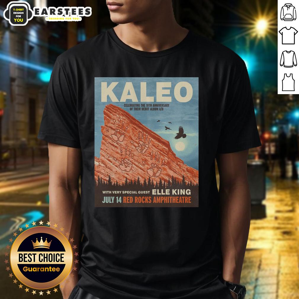 Premium Kaleo Red Rocks 7.14.2026 Poster T-Shirt