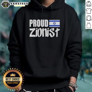 Alternative view of Premium Proud Zionist Israel Flag T-Shirt