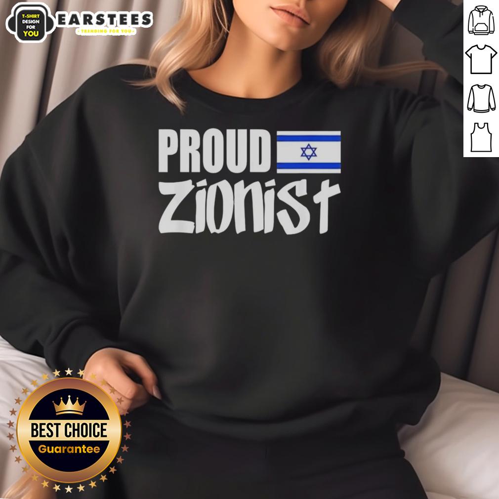 Premium Proud Zionist Israel Flag T-Shirt - Image 5