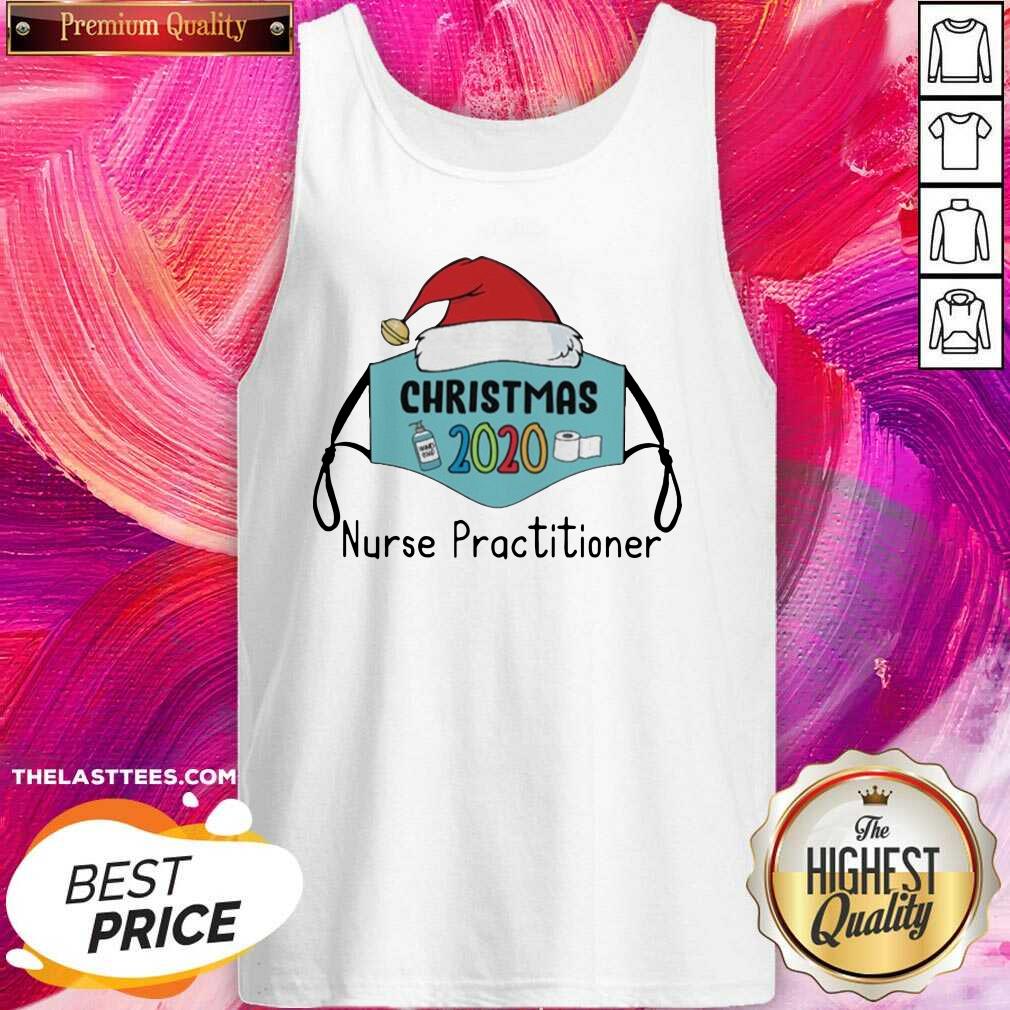 Hot Mask Santa 2020 Anti Covid 19 Merry Christmas 2020 Nurse Practitioner Shirt - Image 2