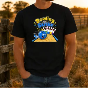 Premium Bowling For Strike Fun Vector Shirt
