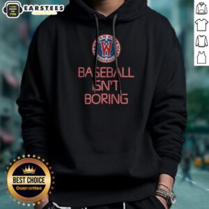 Alternative view of Pretty Wareham Gatemen Baseball Isn'T Boring Shirt