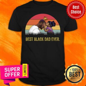 Best Black Dad Ever Súnet Vintage Shirt
