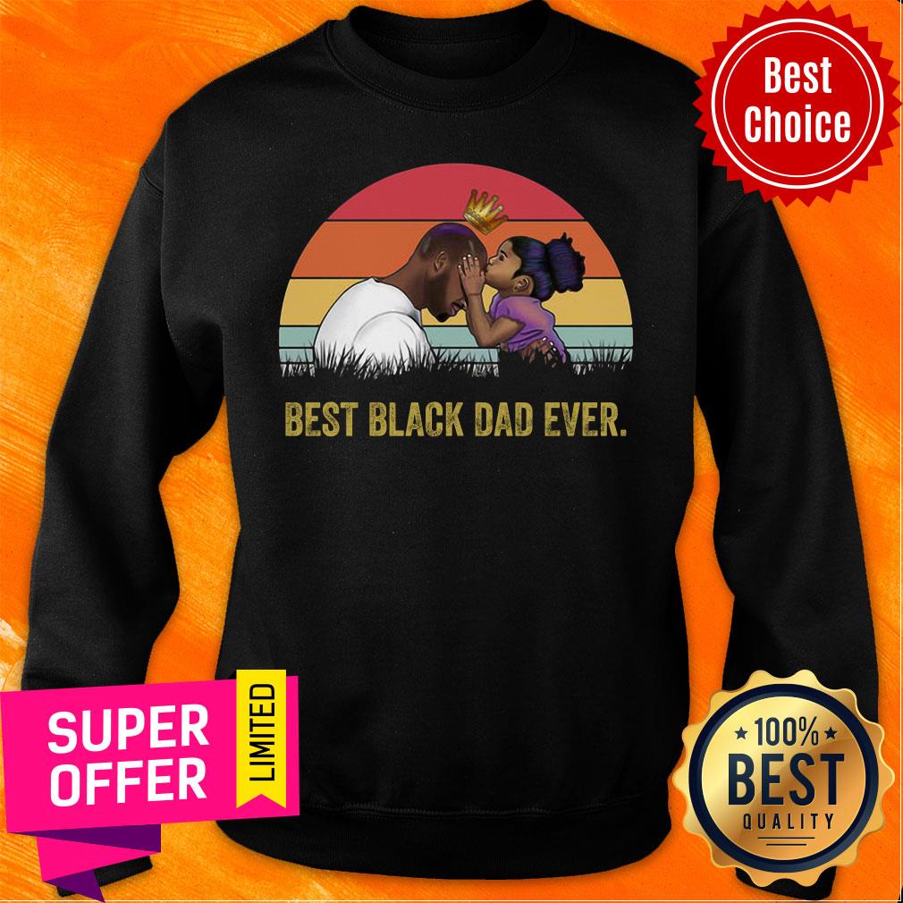 Best Black Dad Ever Súnet Vintage Shirt - Image 5