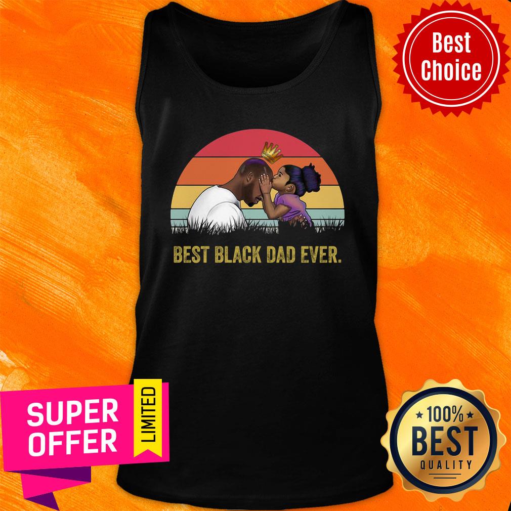 Best Black Dad Ever Súnet Vintage Shirt - Image 4