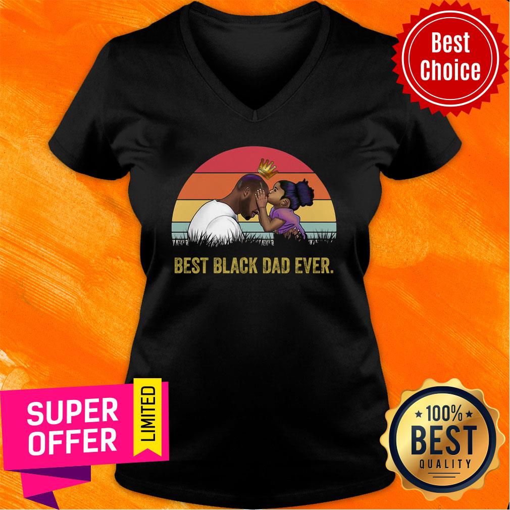 Best Black Dad Ever Súnet Vintage Shirt - Image 3