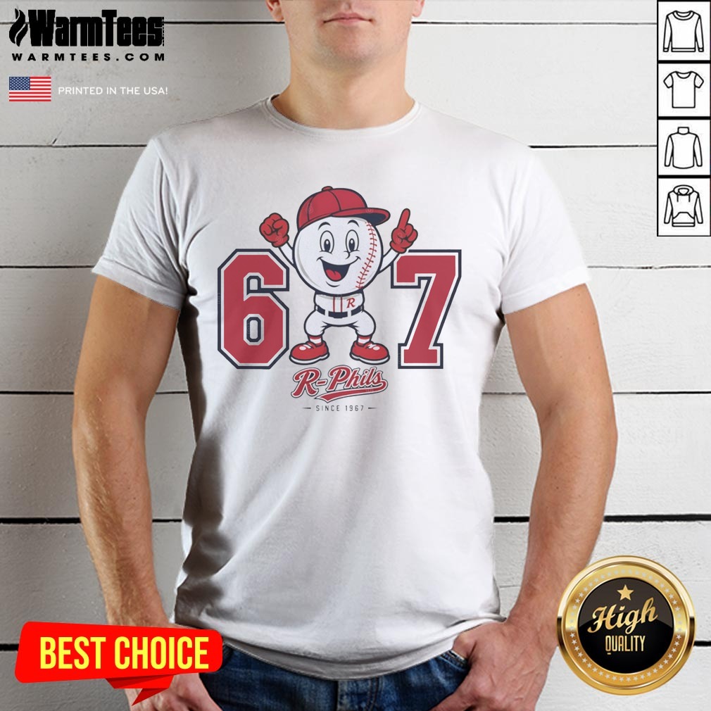 Hot Reading Phillies 67 Since 1967 R Phils Baseball Shirt