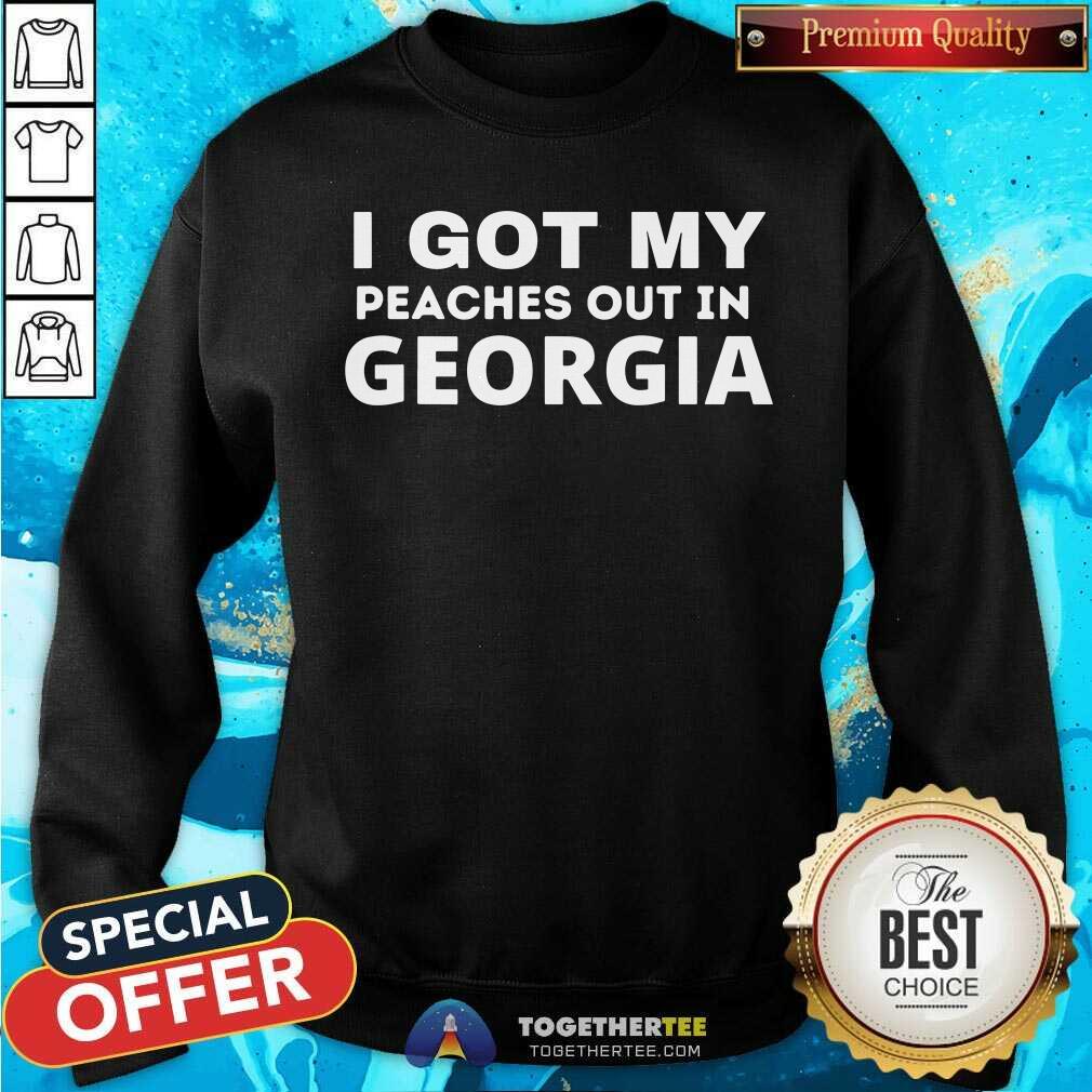I Got My Peaches Out In Georgia Letter Shirt - Image 2