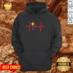 Alternative view of Awesome Pittsburgh Steelers Heartbeat Shirt