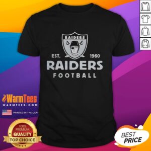 Nice Las Vegas Raiders Football Est 1960 Vintage T-Shirt