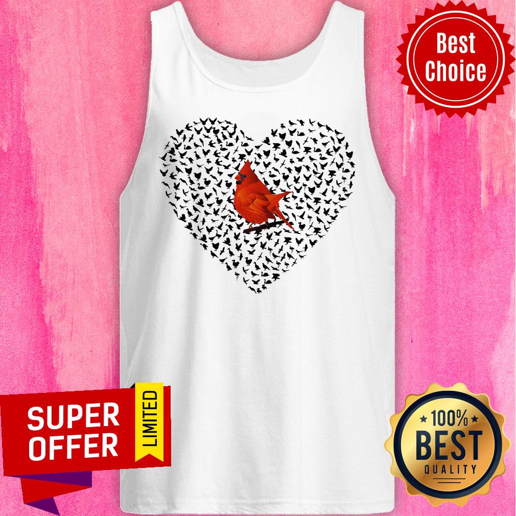 Awesome Heart Bird Shirt - Image 4
