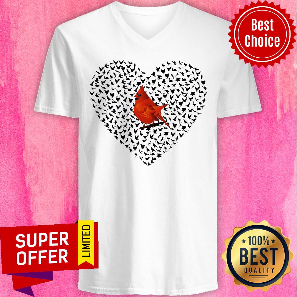 Awesome Heart Bird Shirt - Image 3
