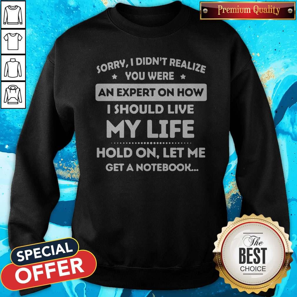 Nice Hold On, Let Me Get A Notebook Shirt - Image 2