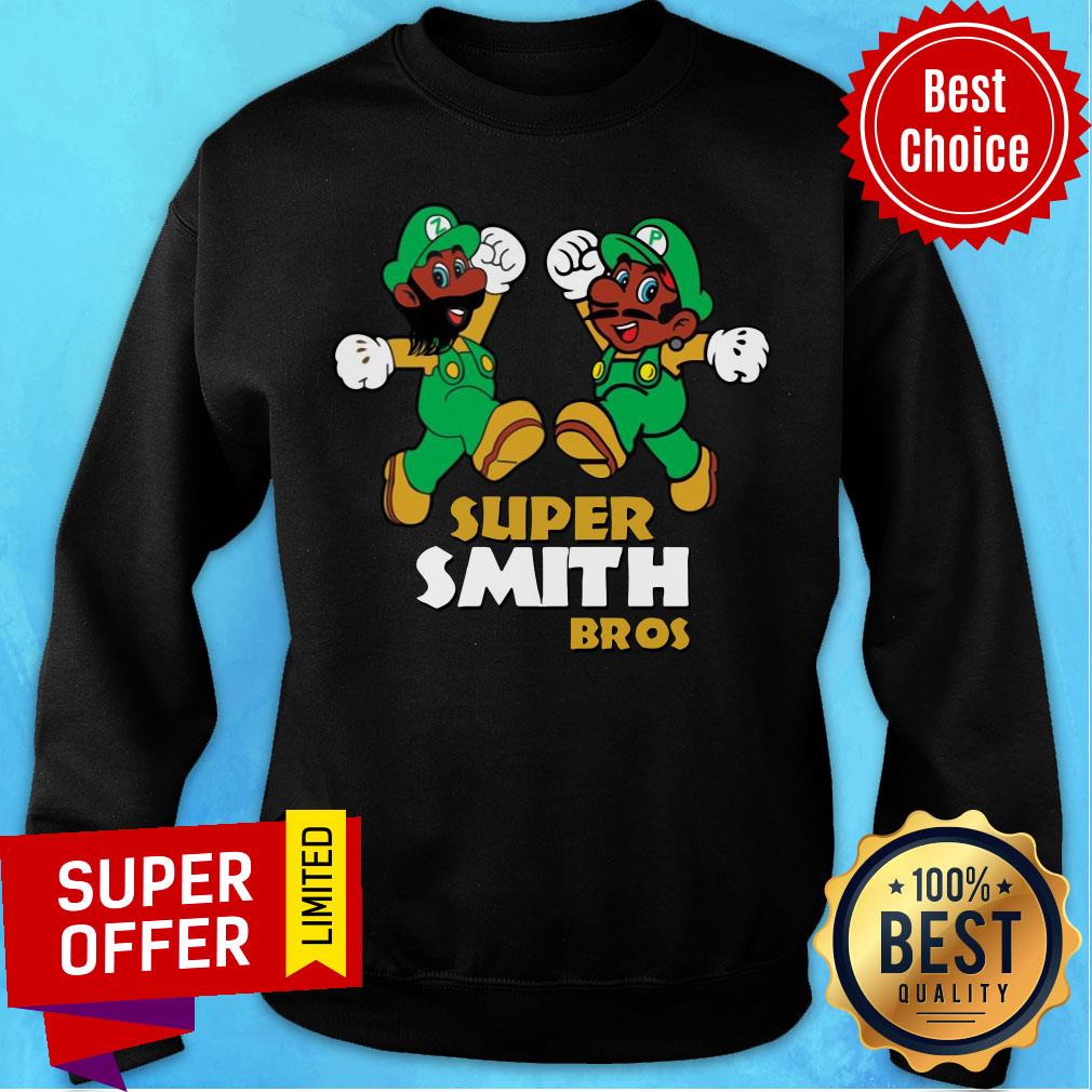 Funny Super Mario Super Smith Bros Shirt - Image 5