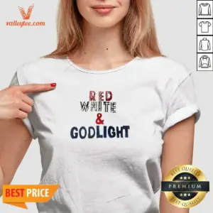 Alternative view of Premium Red White And Godlight Patriotic Shirt