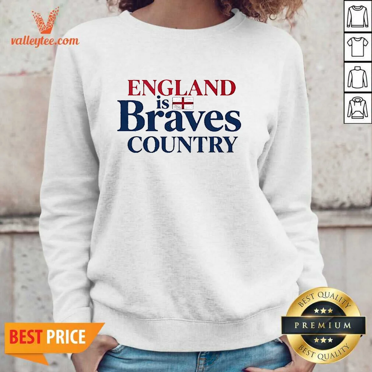 Pretty England Is Braves Country Shirt - Image 5