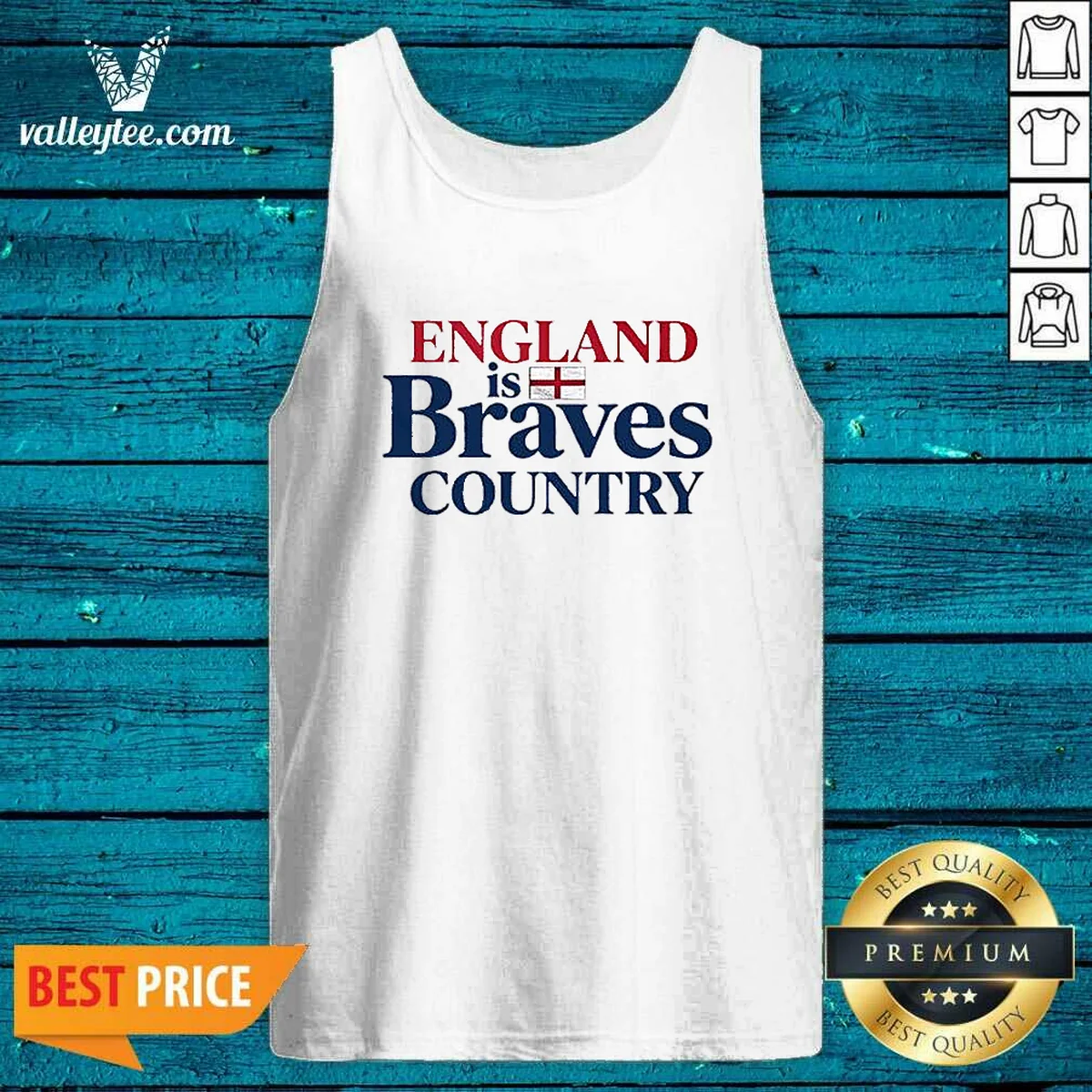 Pretty England Is Braves Country Shirt - Image 4