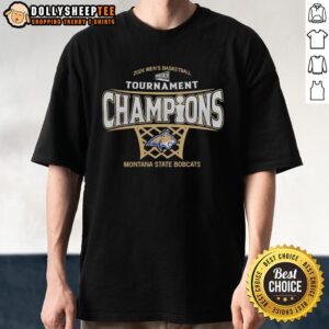Original Montana State Bobcats Mens Basketball 2026 Big Sky Conference Tournament Champions T-Shirt