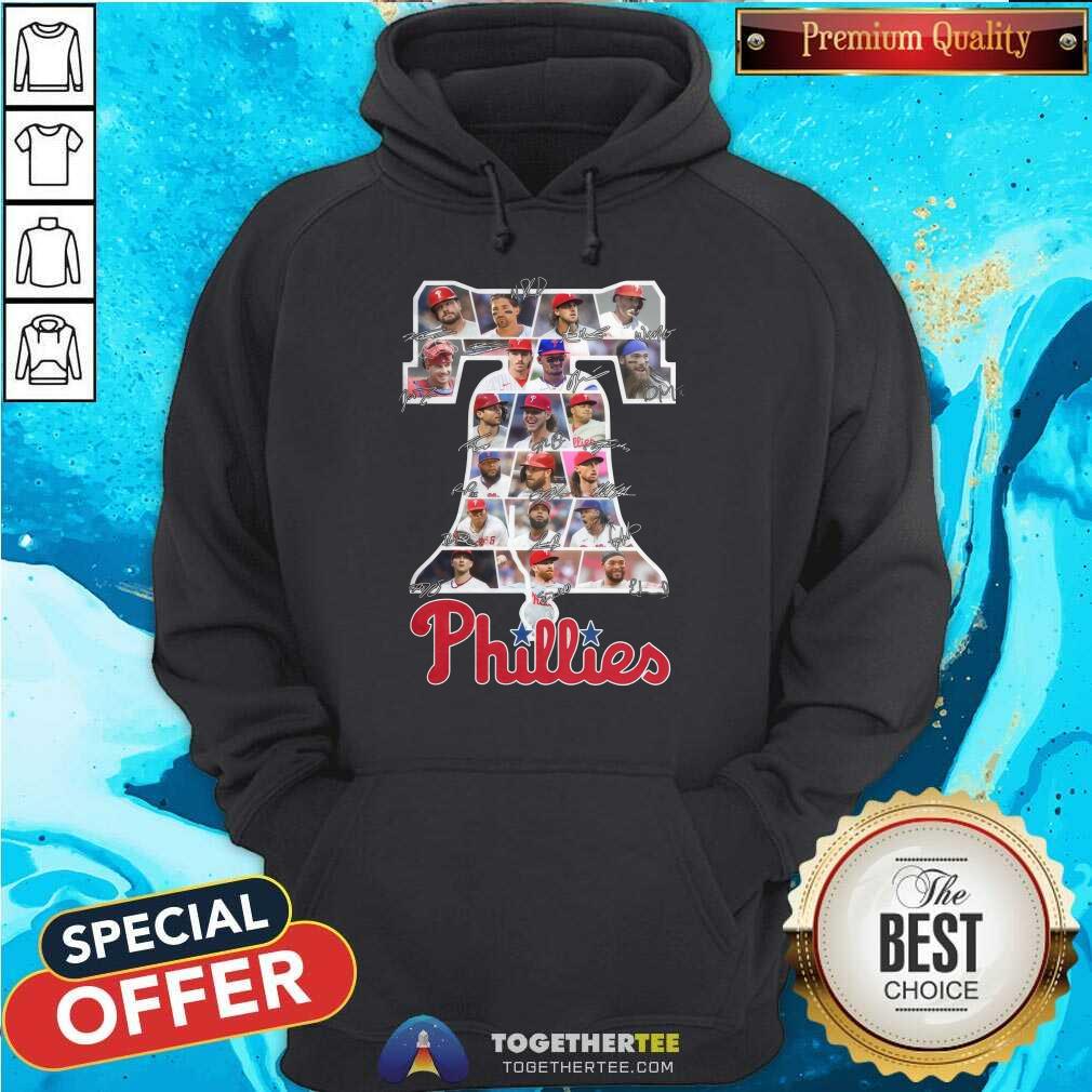 Premium Philadelphia Phillies The Big Logo With The Best 2024 Players T-Shirt - Image 5