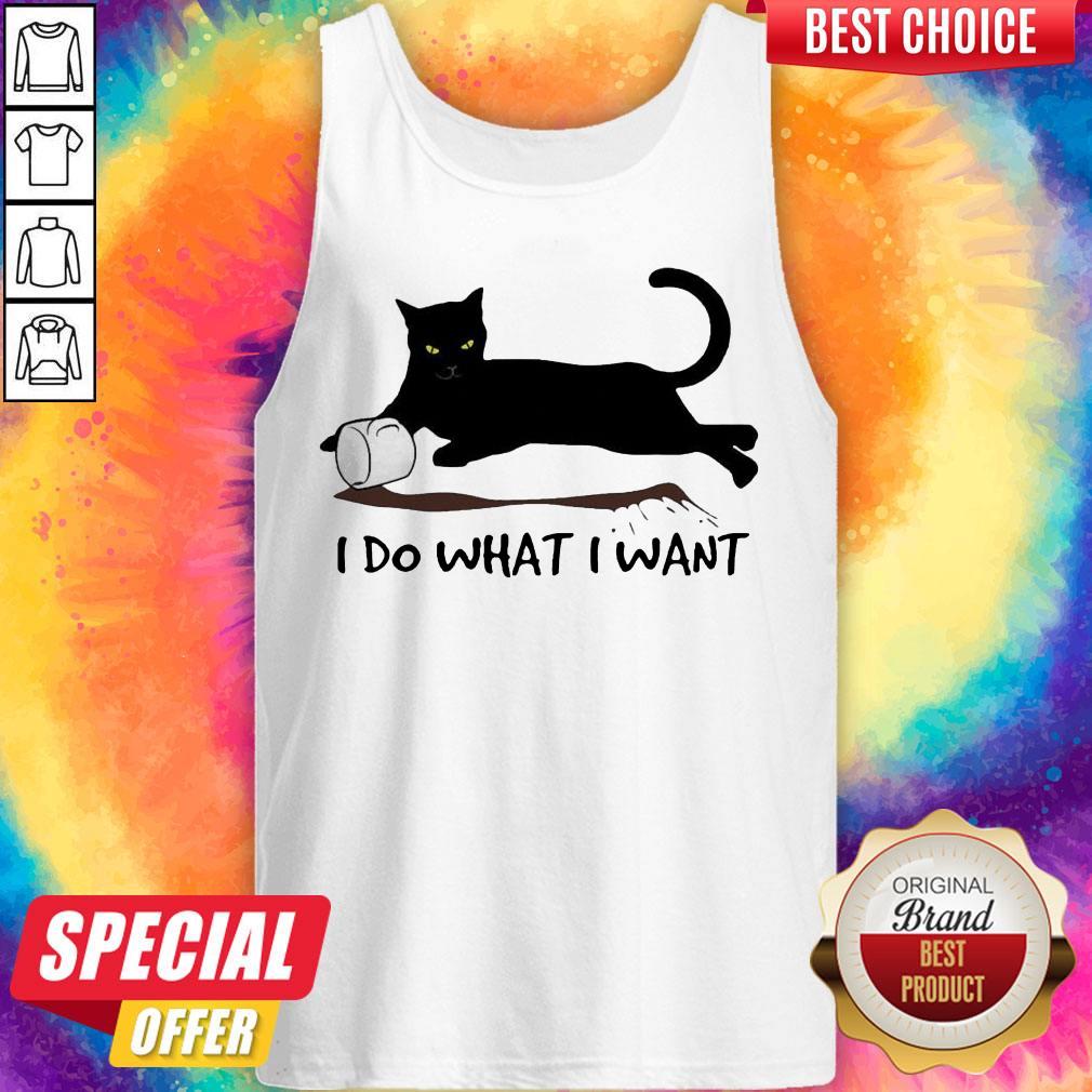 Black Cat Coffee I Do What I Want Shirt - Image 3
