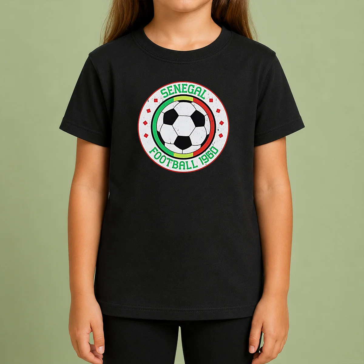 Premium Senegal Football 1960 Vintage Soccer Shirt - Image 9