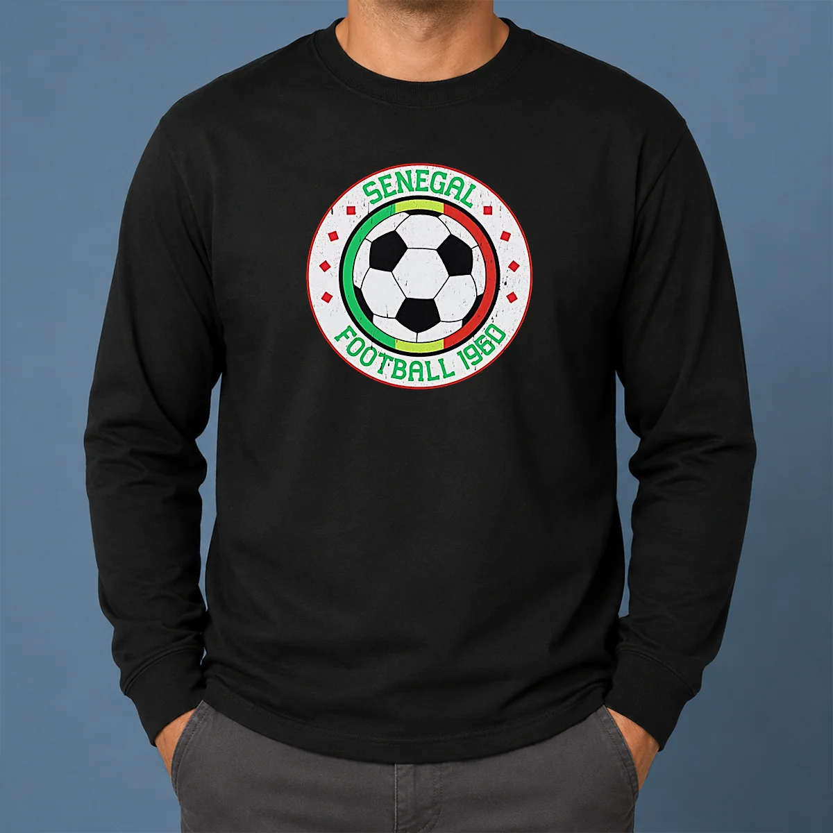 Premium Senegal Football 1960 Vintage Soccer Shirt - Image 6