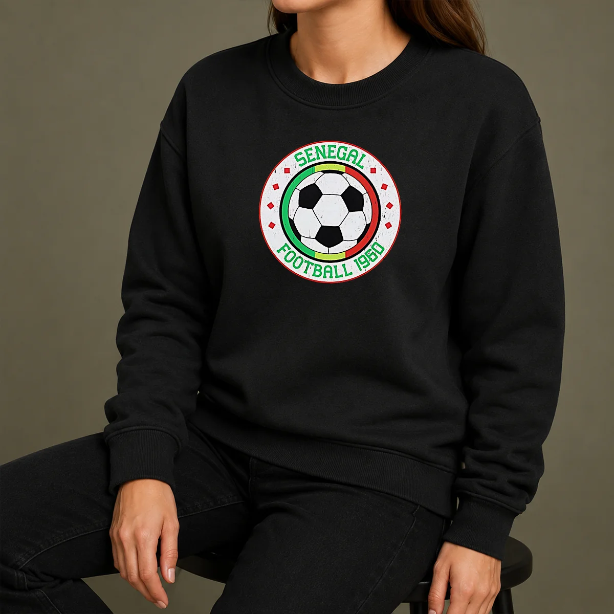 Premium Senegal Football 1960 Vintage Soccer Shirt - Image 7
