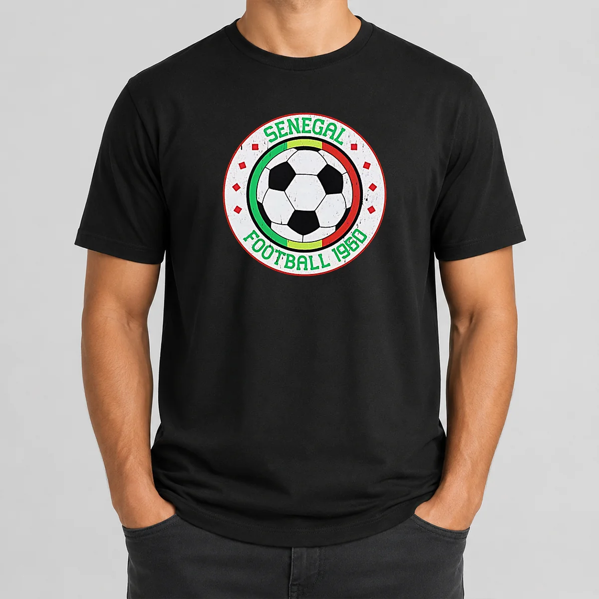 Premium Senegal Football 1960 Vintage Soccer Shirt
