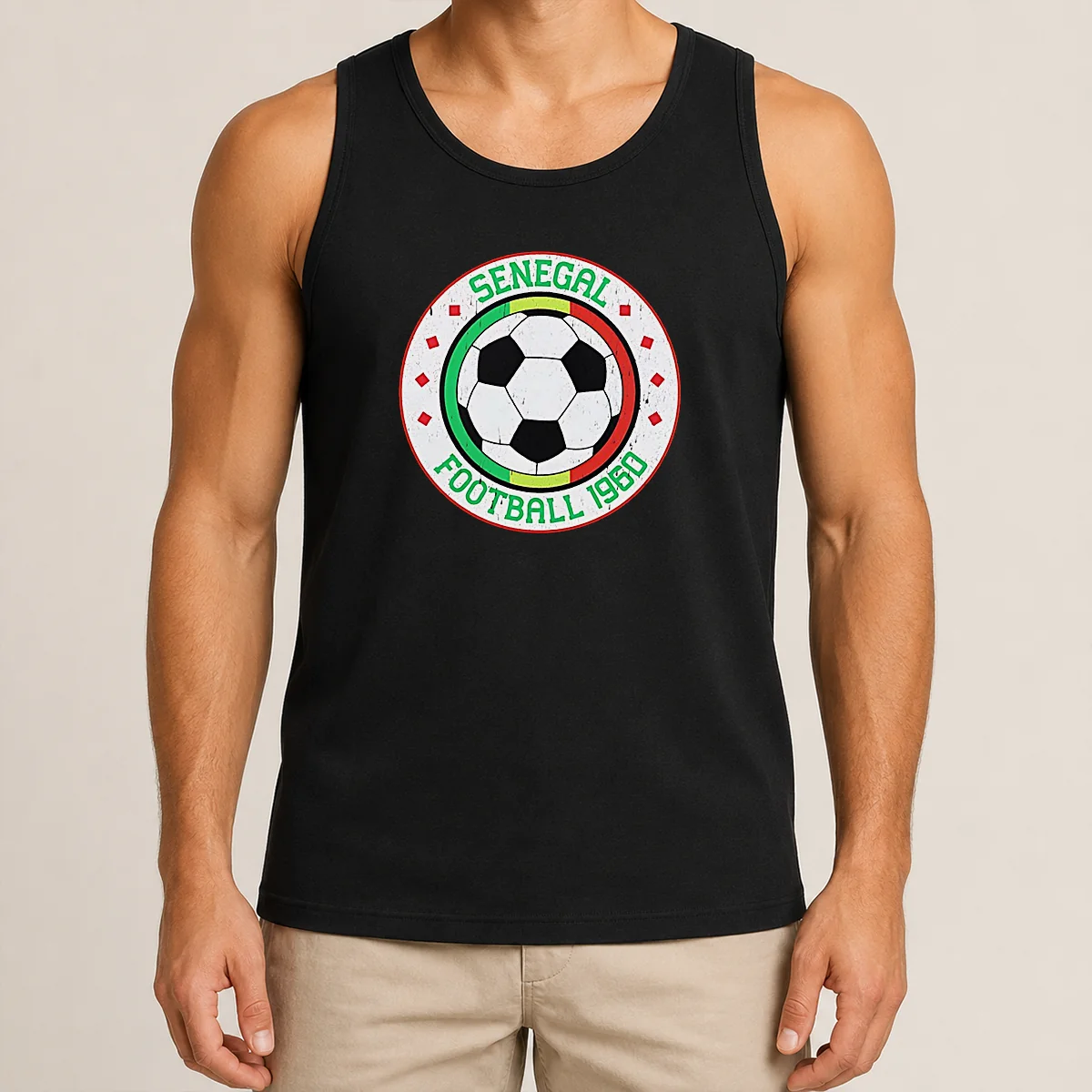 Premium Senegal Football 1960 Vintage Soccer Shirt - Image 3