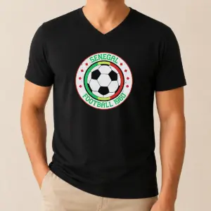Alternative view of Premium Senegal Football 1960 Vintage Soccer Shirt