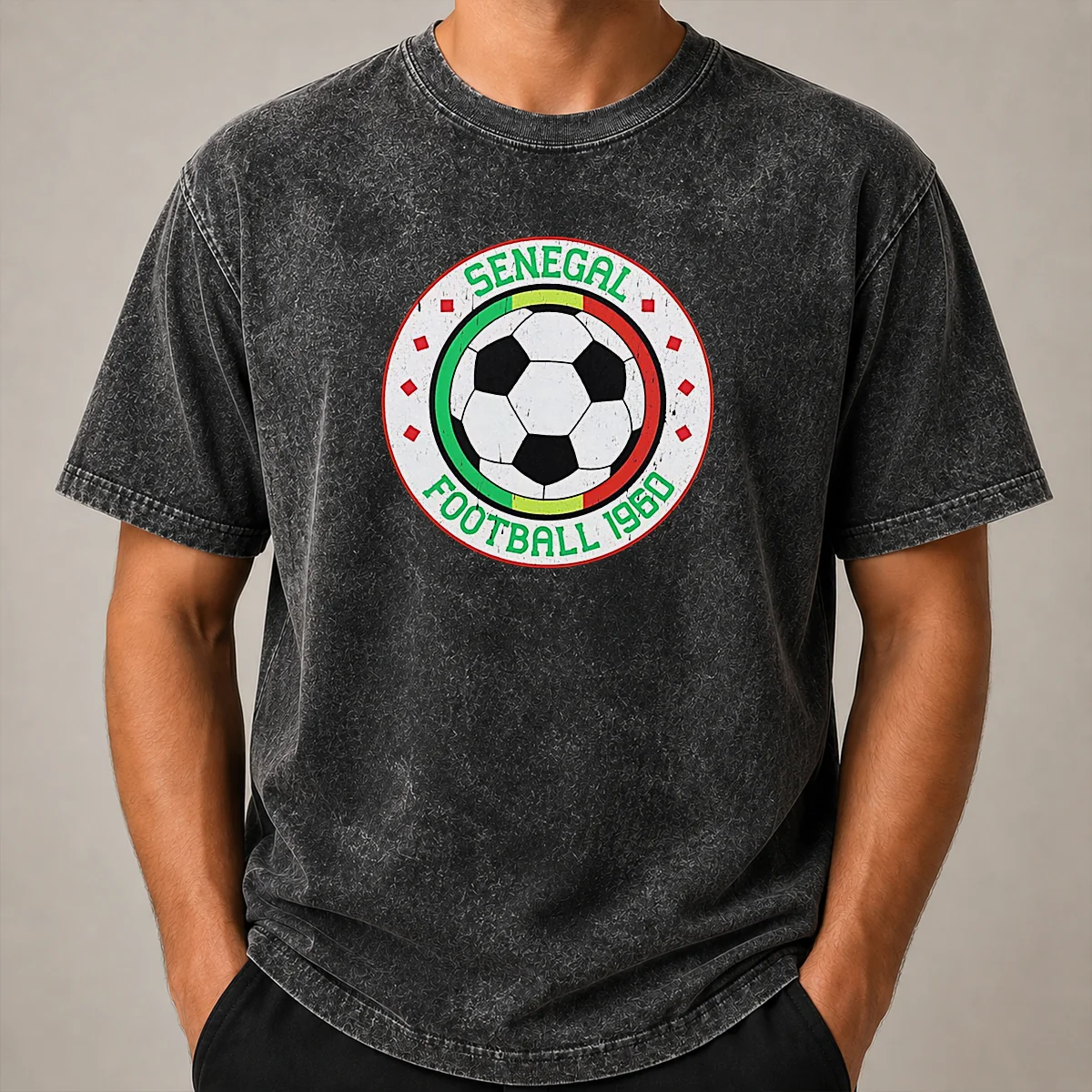Premium Senegal Football 1960 Vintage Soccer Shirt - Image 8