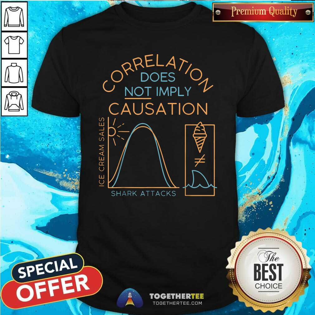 Hot Correlation Does Not Imply Causation T-Shirt