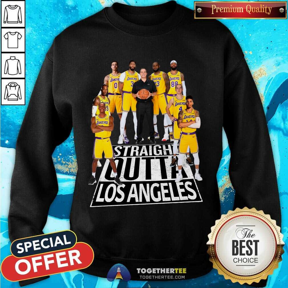 Premium Straight Out Los Angeles Lakers Shirt - Image 4