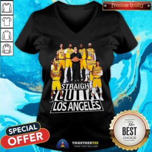 Alternative view of Premium Straight Out Los Angeles Lakers Shirt