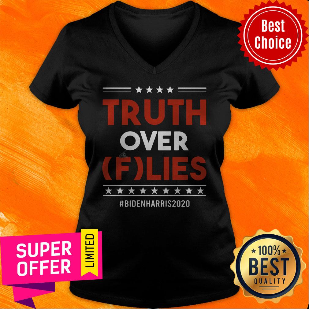 Awesome Truth Over Flies Biden Harris 2020 Star Shirt - Image 2