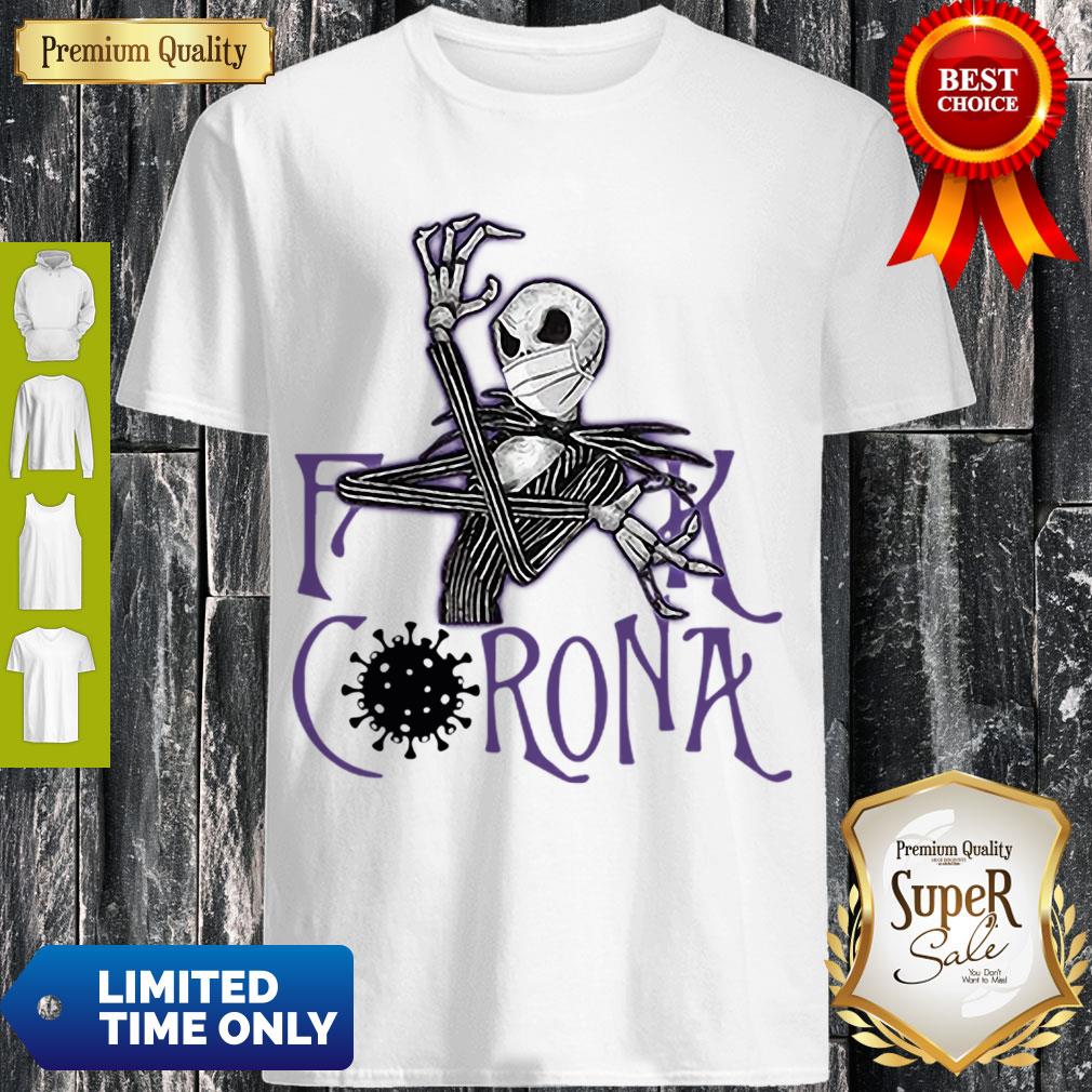 Top Jack Skellington Fuck Corona Shirt