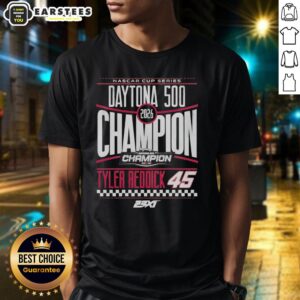 Awesome Tyler Reddick 45 Checkered Flag Sports 2026 Daytona 500 Champion T-Shirt