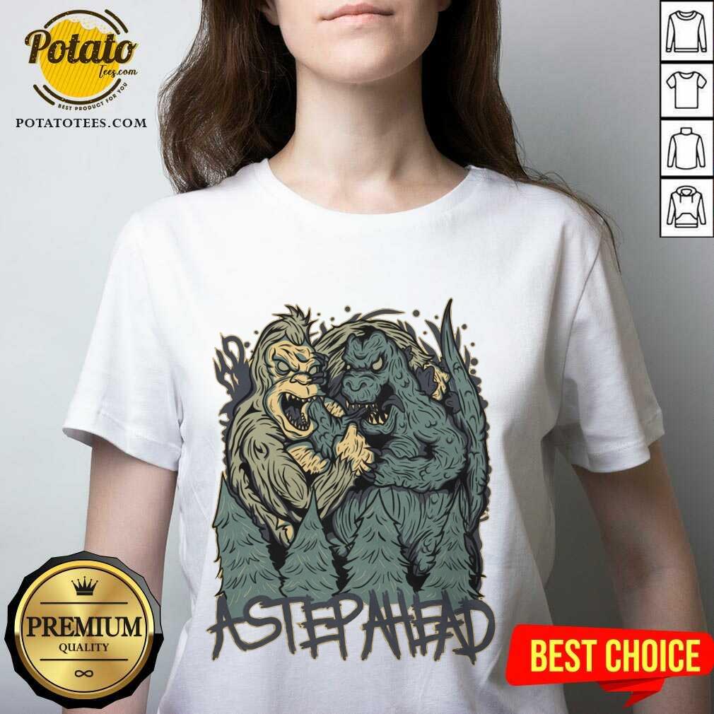 Funny Kong Vs Godzilla Shirt - Image 2