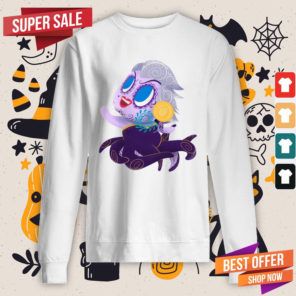 Sea Witch Muerta Sugar Skull Day Of The Dead Dia De Muertos Shirt - Image 4