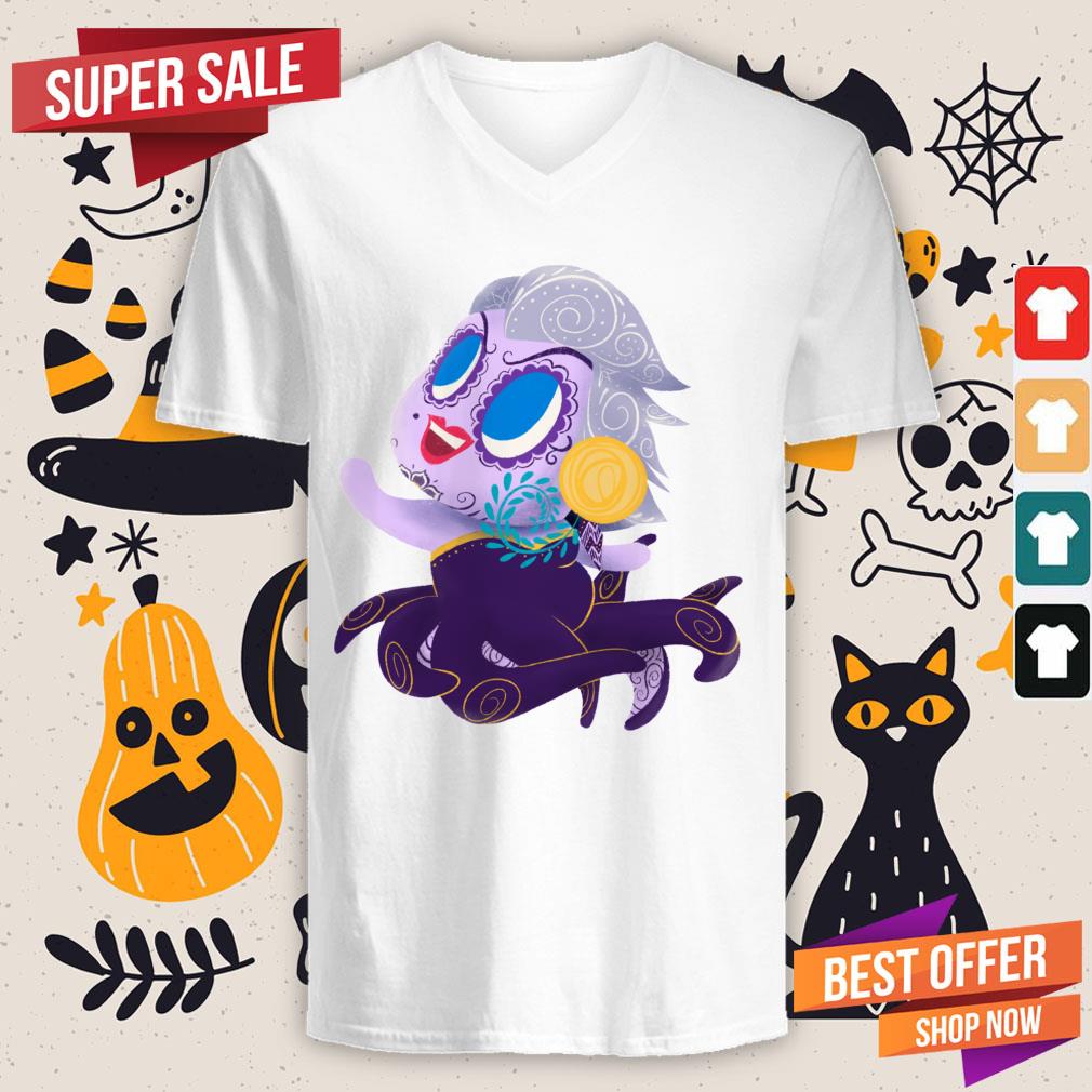Sea Witch Muerta Sugar Skull Day Of The Dead Dia De Muertos Shirt - Image 2