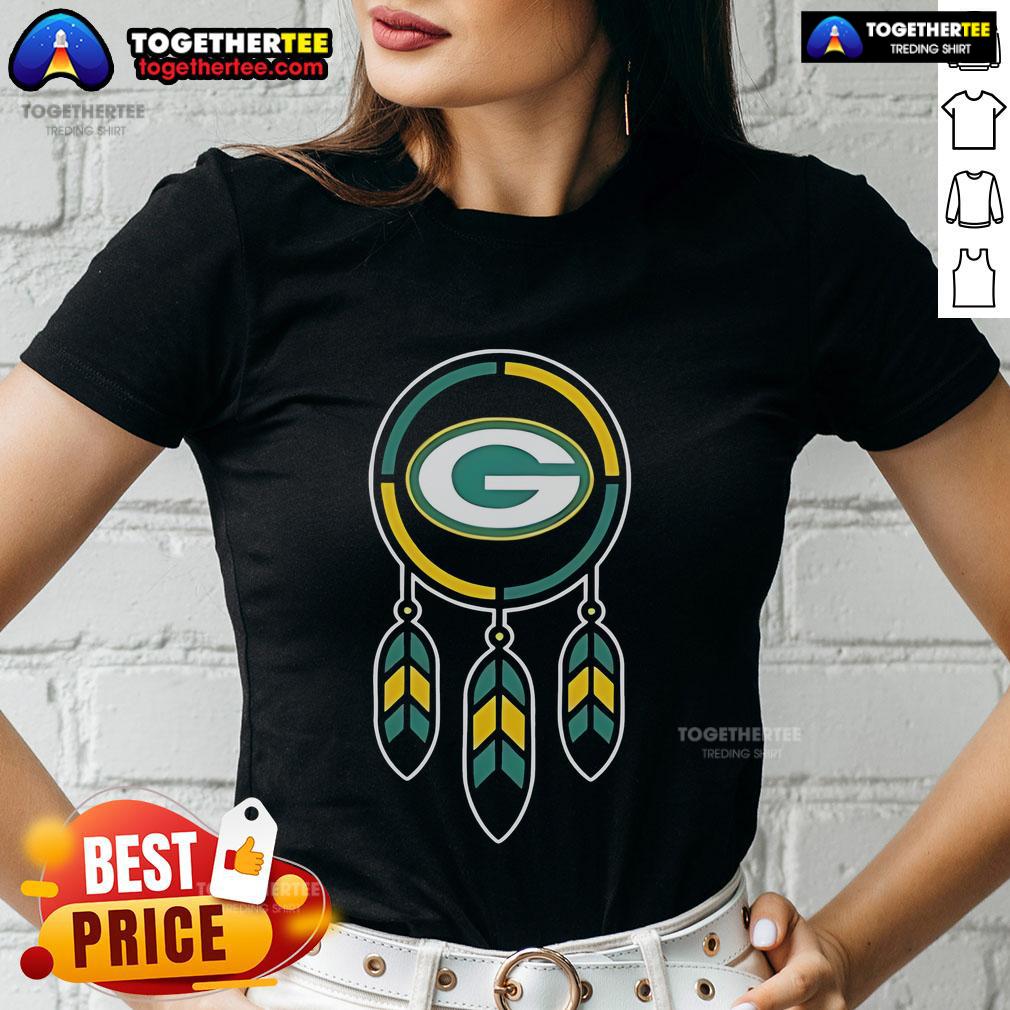 Top 2025 Native American X Green Bay Packers Football T-Shirt - Image 3