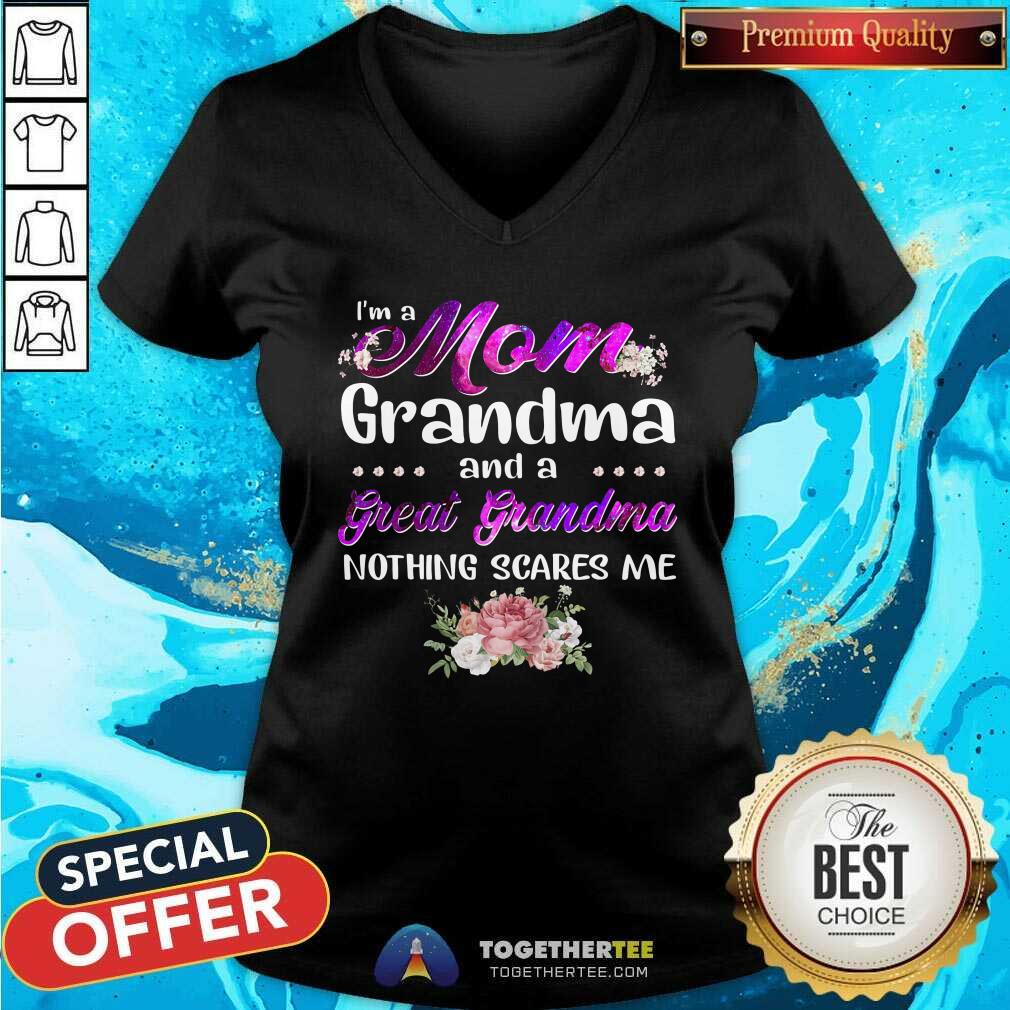 I Am A Mom Grandma And A Great Grandma Shirt - Image 3