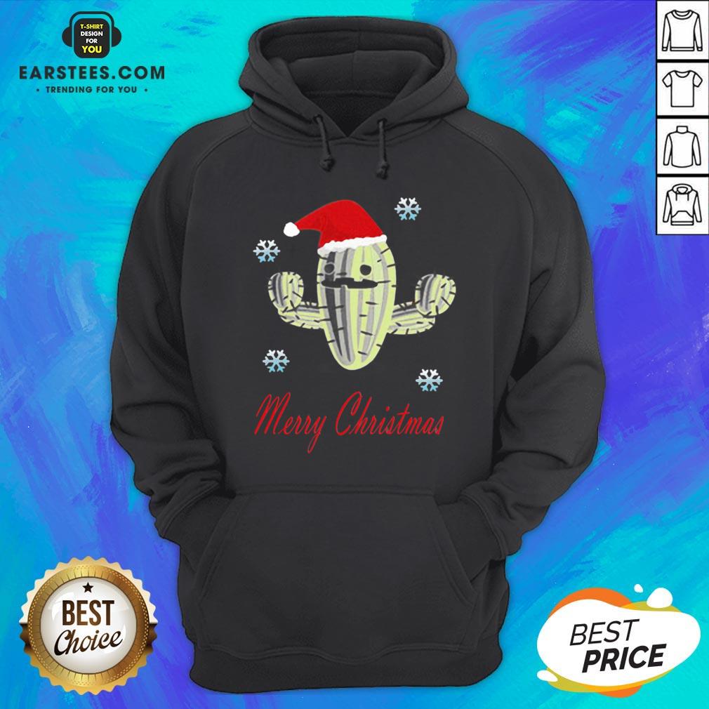 Perfect Cactus Santa Merry Christmas Succulent Plants Shirt - Image 2